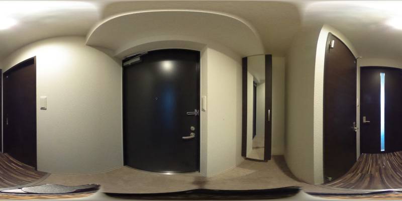 パノラマ画像玄関