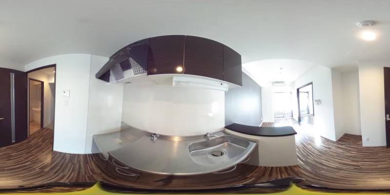 パノラマ画像キッチン