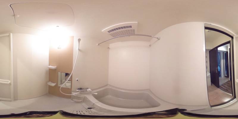 パノラマ画像バスルーム