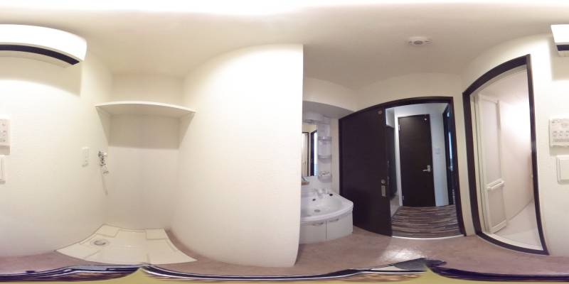 パノラマ画像洗面所