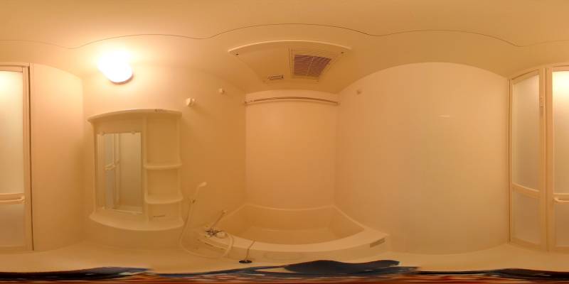 パノラマ画像バスルーム