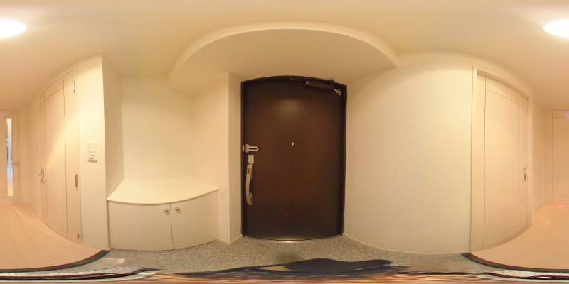 パノラマ画像玄関