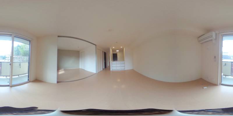 パノラマ画像洋室