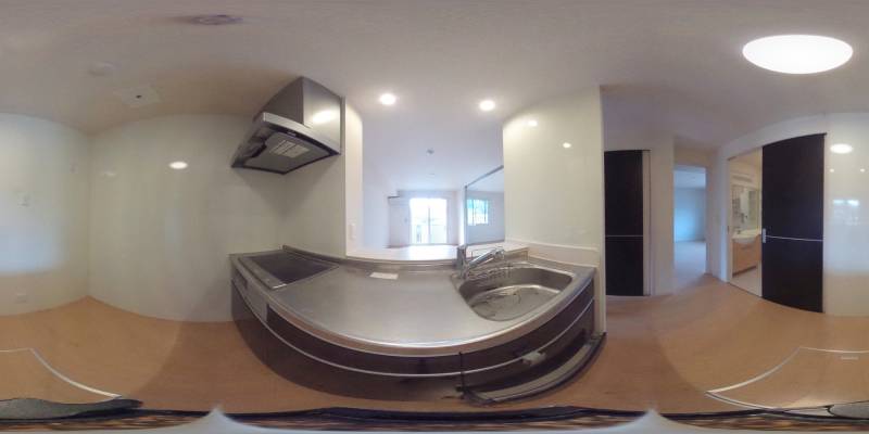 パノラマ画像キッチン