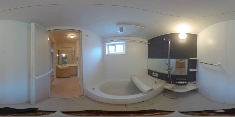 パノラマ画像バスルーム