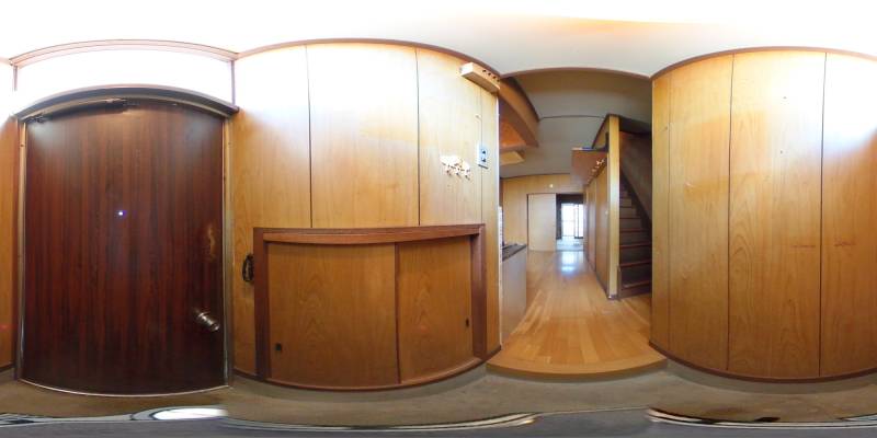 パノラマ画像玄関