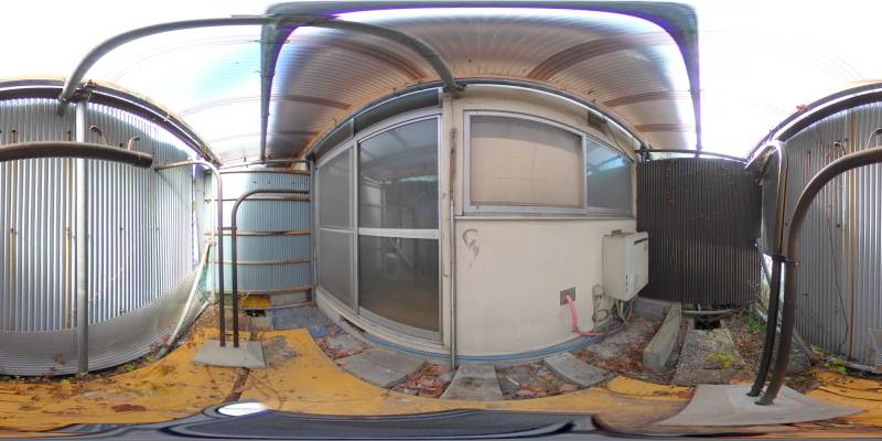 パノラマ画像バルコニー