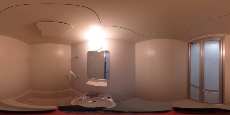 パノラマ画像バスルーム