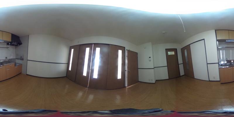 パノラマ画像キッチン