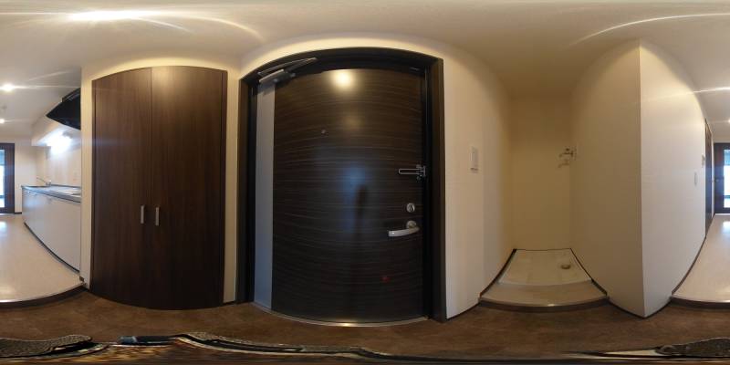 パノラマ画像玄関