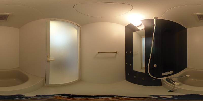 パノラマ画像バスルーム