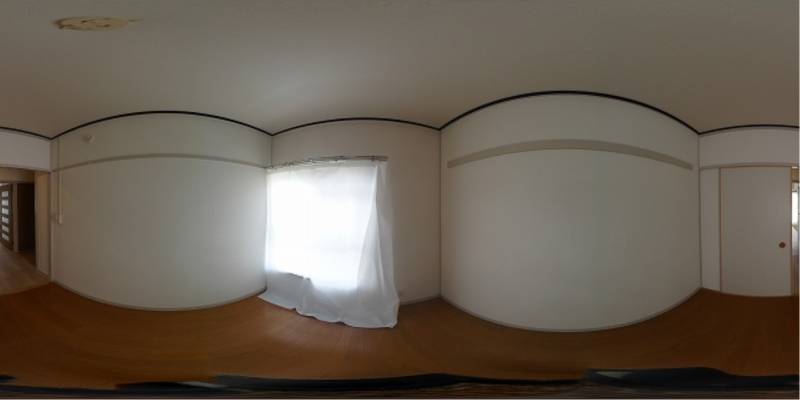 パノラマ画像洋室