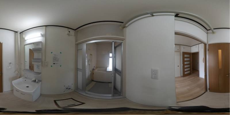 パノラマ画像洗面所