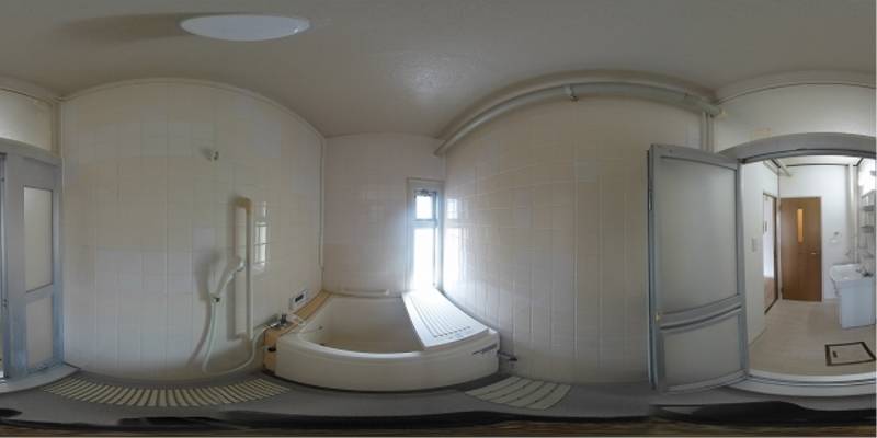 パノラマ画像バスルーム