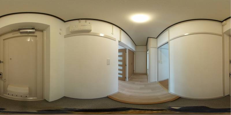 パノラマ画像玄関