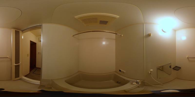 パノラマ画像バスルーム