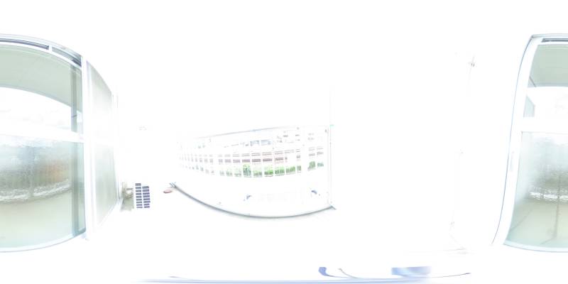 パノラマ画像バルコニー