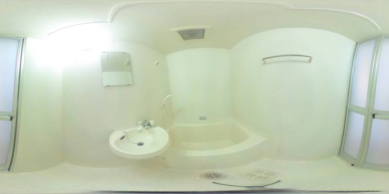 パノラマ画像バスルーム