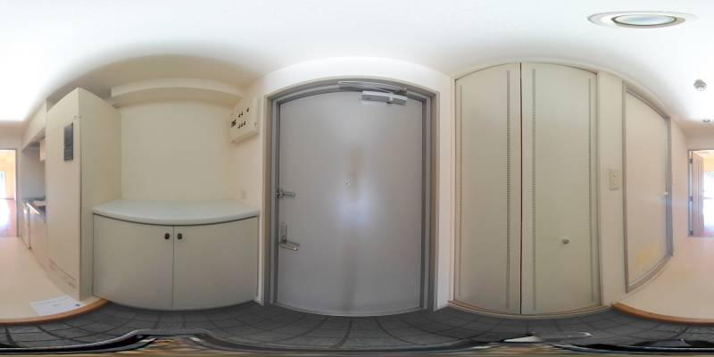 パノラマ画像玄関