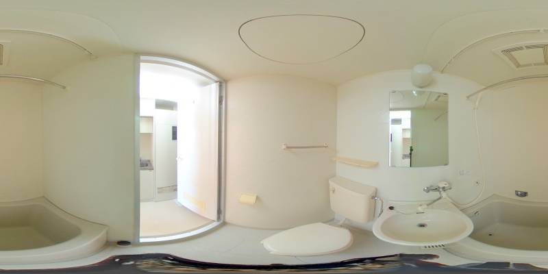 パノラマ画像バスルーム
