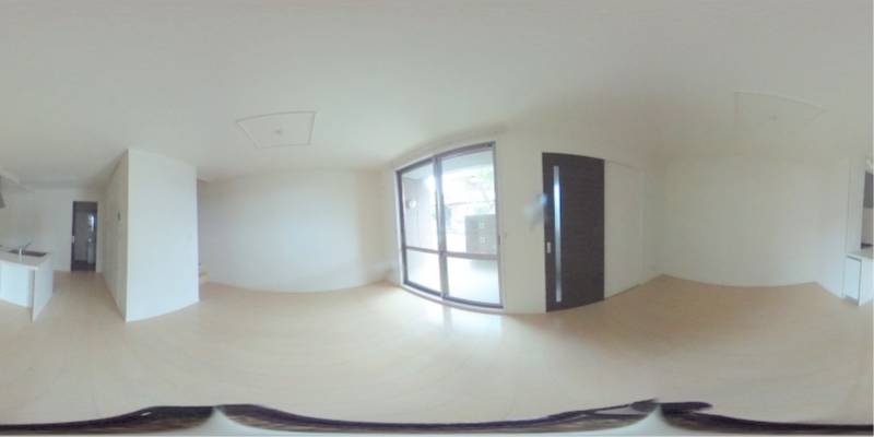 パノラマ画像リビング