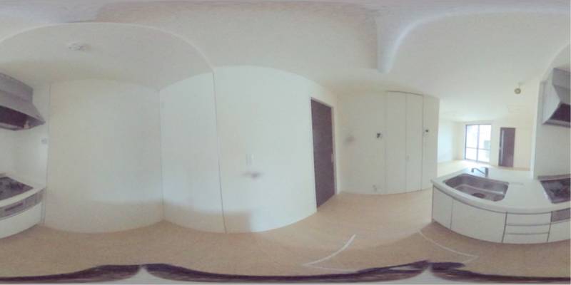 パノラマ画像キッチン