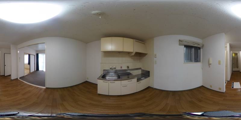パノラマ画像キッチン