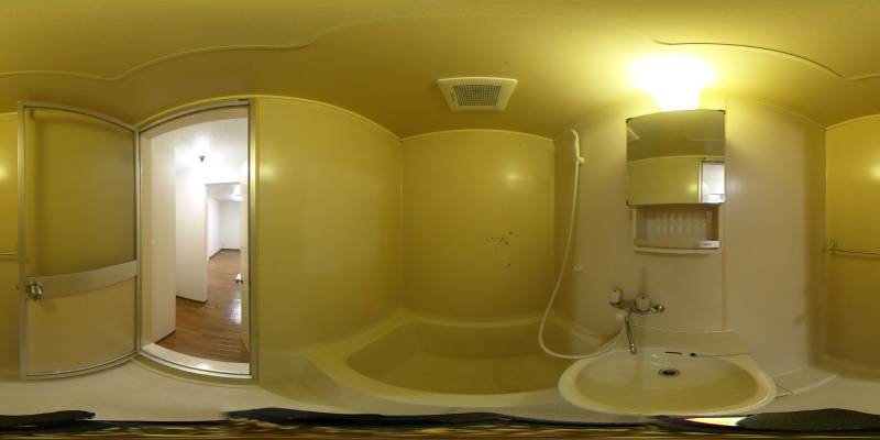 パノラマ画像バスルーム