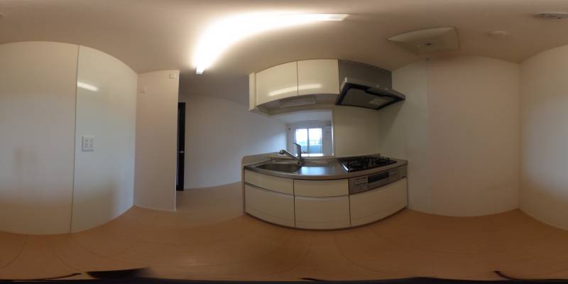 パノラマ画像キッチン