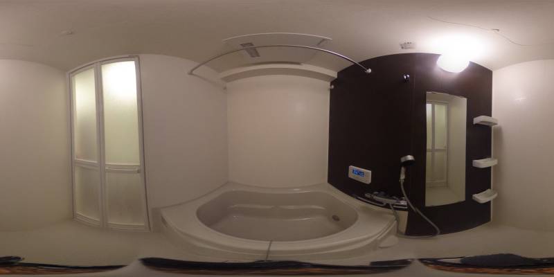 パノラマ画像バスルーム