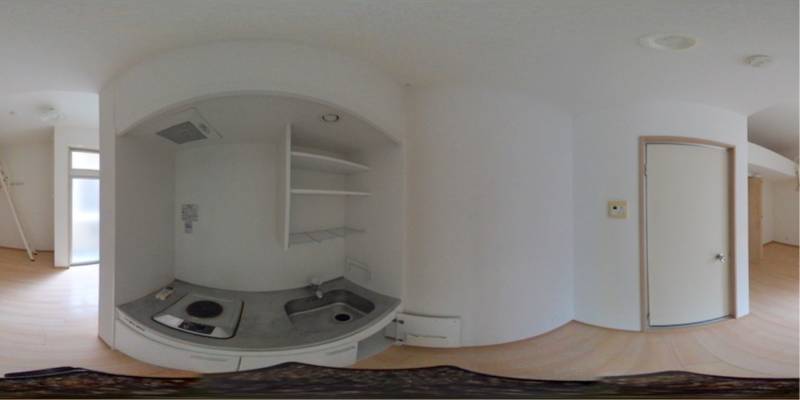 パノラマ画像キッチン