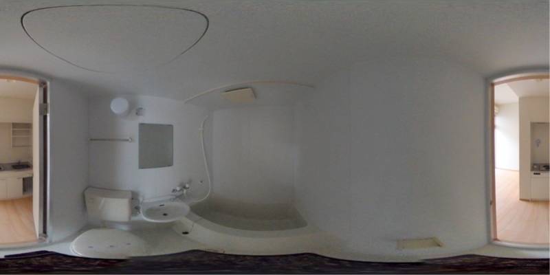 パノラマ画像バスルーム