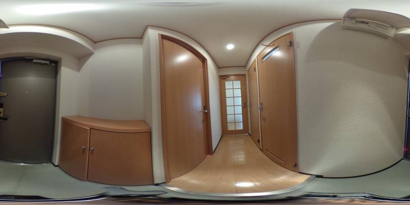 パノラマ画像玄関