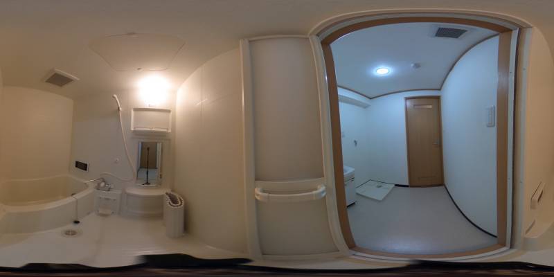 パノラマ画像バスルーム