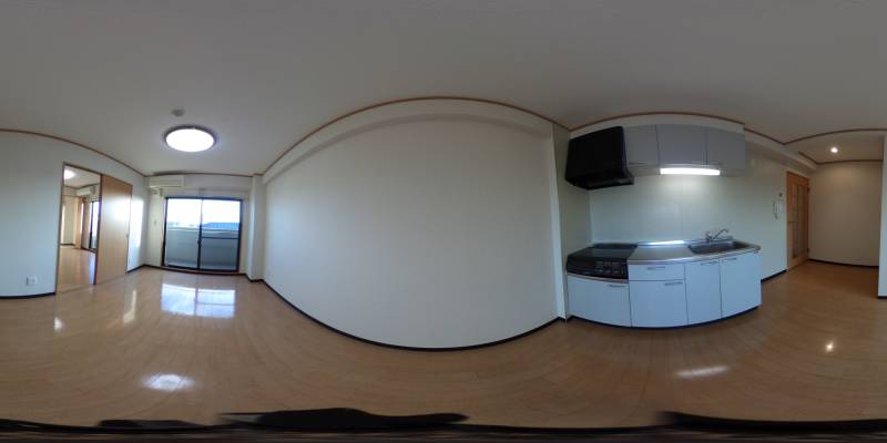 パノラマ画像リビング