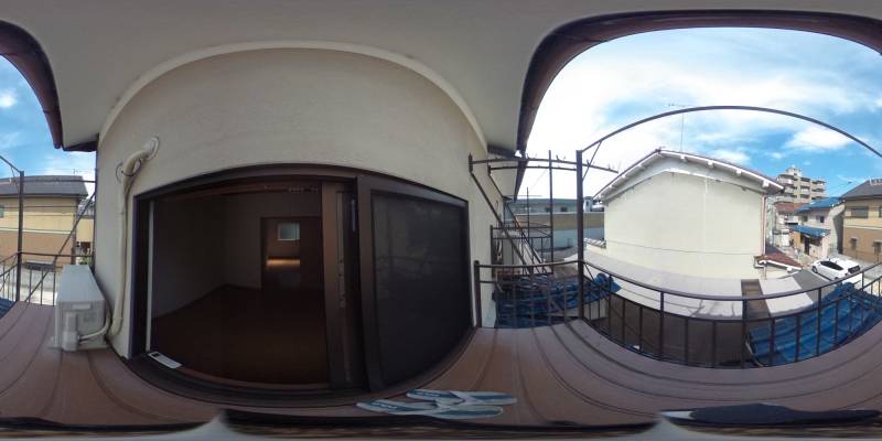 パノラマ画像バルコニー