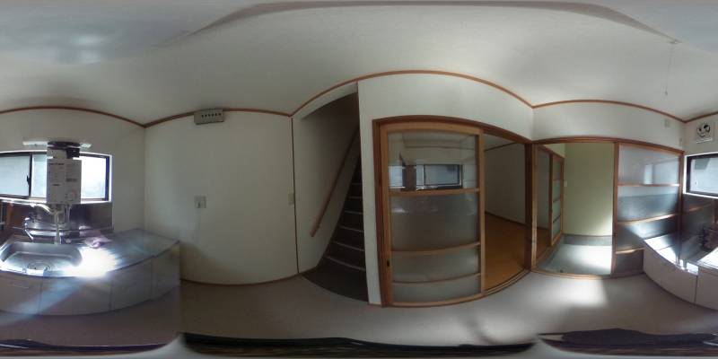 パノラマ画像キッチン