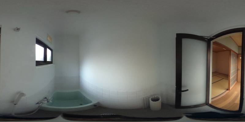 パノラマ画像バスルーム