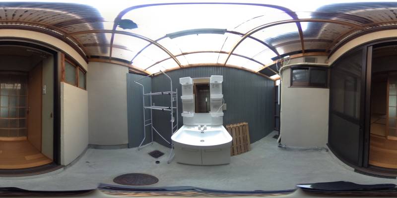 パノラマ画像バルコニー