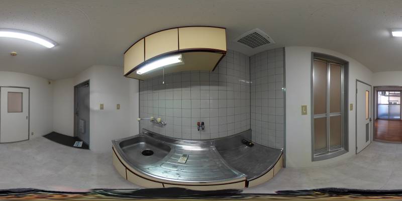 パノラマ画像キッチン