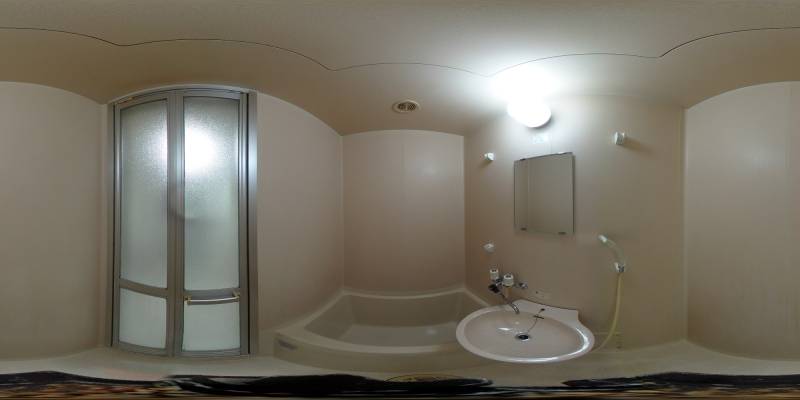 パノラマ画像バスルーム