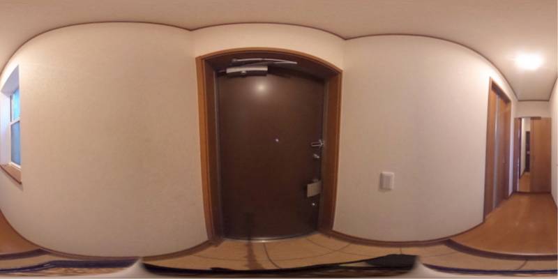 パノラマ画像玄関