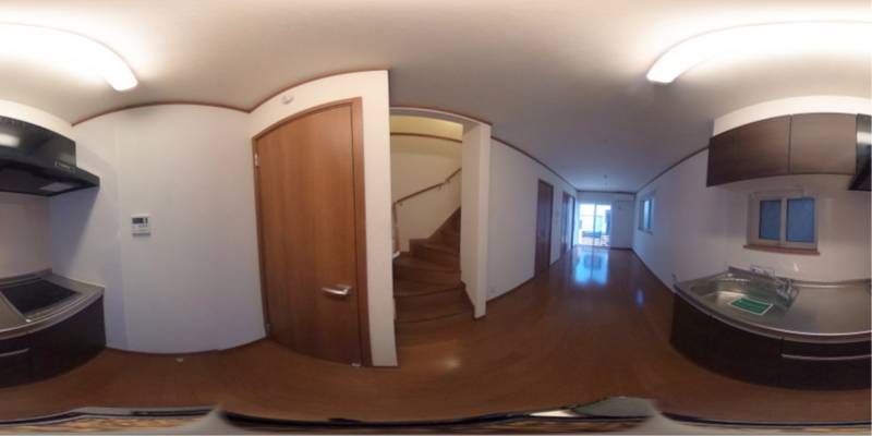 パノラマ画像キッチン