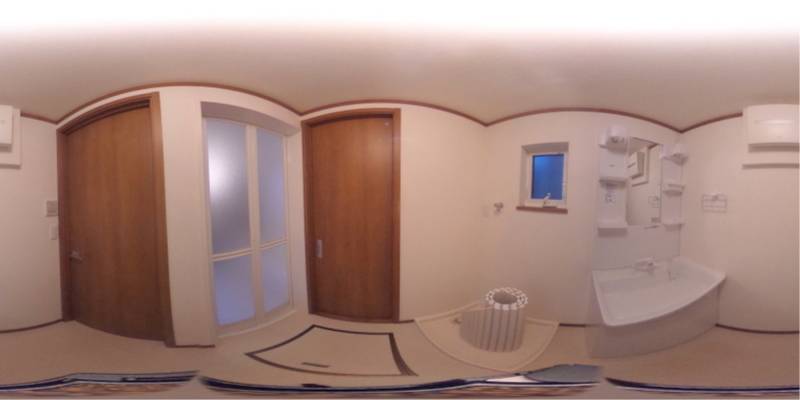 パノラマ画像洗面所