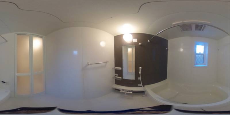 パノラマ画像バスルーム