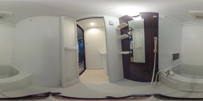 パノラマ画像バスルーム