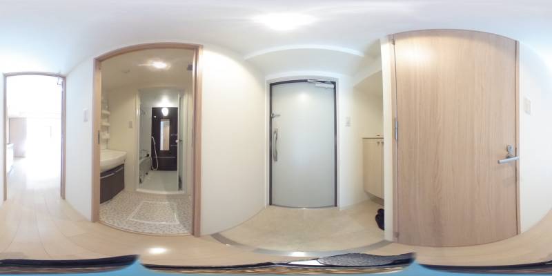 パノラマ画像玄関