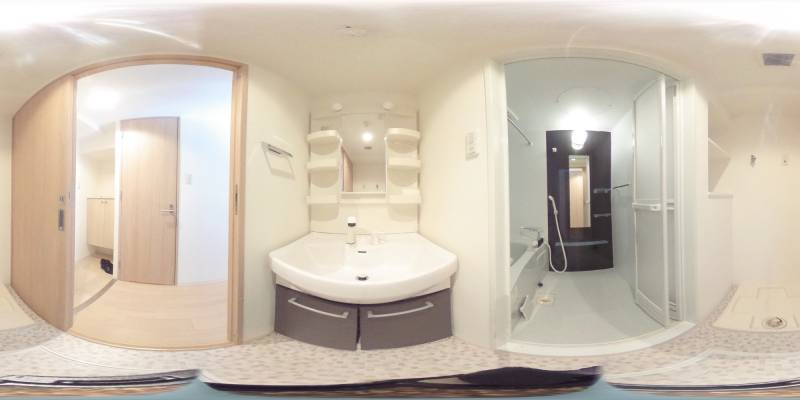 パノラマ画像洗面所