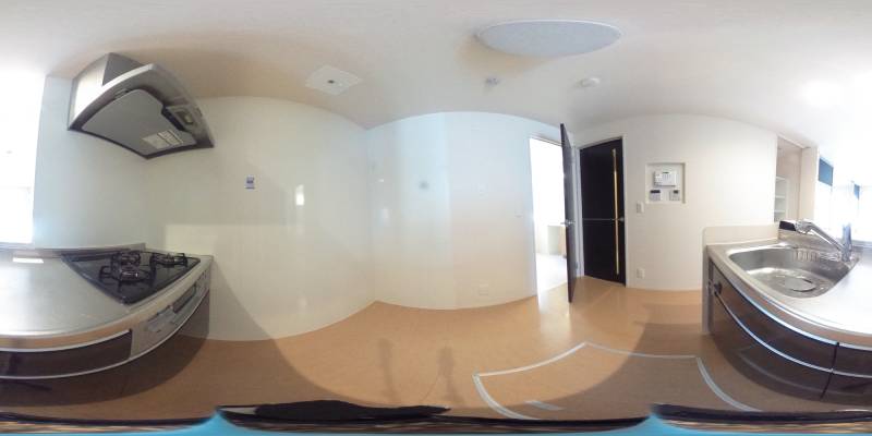 パノラマ画像キッチン