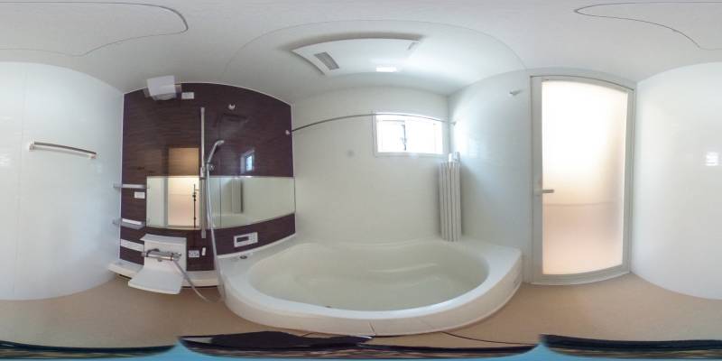 パノラマ画像バスルーム